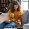 teenager with cat