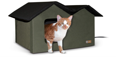 heated cat houses