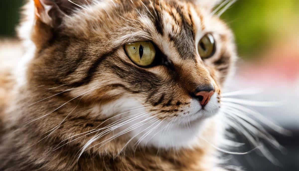 Image of a cat scratching its skin, depicting a potential sign of food allergies in cats