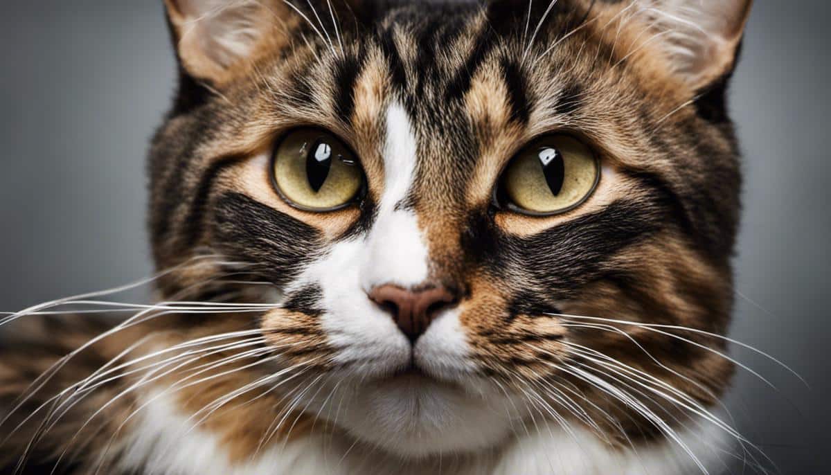 Image of a cat being groomed with a brush