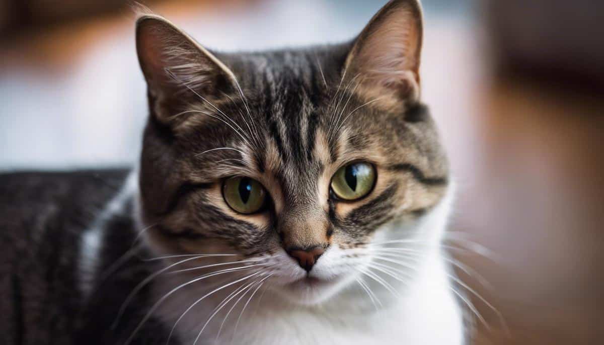 A photograph of a Domestic Shorthair cat with a short and smooth coat, showcasing its adorable appearance and remarkable diversity.